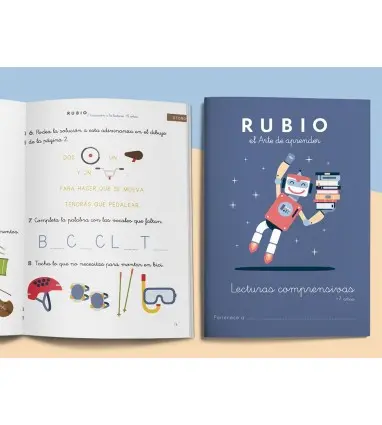 Cuaderno rubio lecturas comprensivas + 7 años