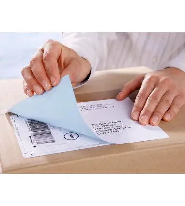 Etiqueta adhesiva cubriente avery permanente para impresora laser blanca 99,1x57 mm caja de 250 unidades