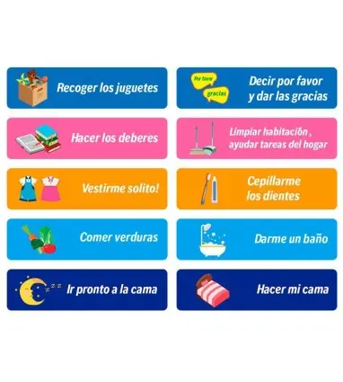 TABLA DE RECOMPENSAS INFANTIL