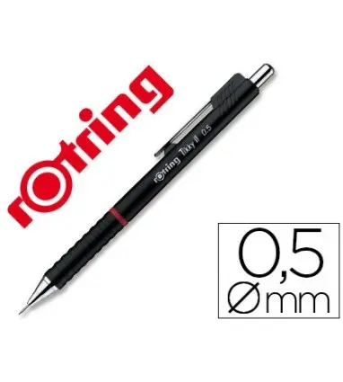 Portaminas rotring tikky 0,5 mm negro
