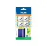Sacapuntas milan collection plastico 2 usos + 4 gomas 430