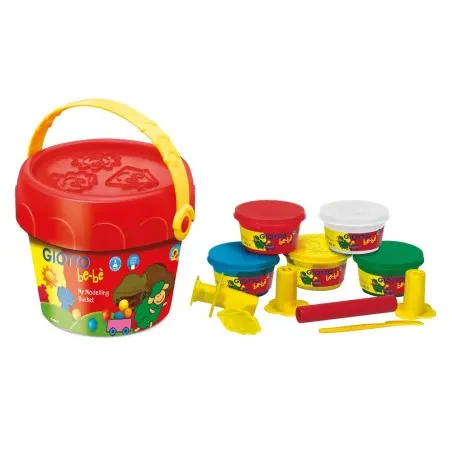 Pasta giotto bebe para modelar cubo maxi con accesorios dermatologicamente testado