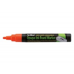 Rotulador artline pizarra verde negra epw-4 na color naranja bolsa de 4 unidades