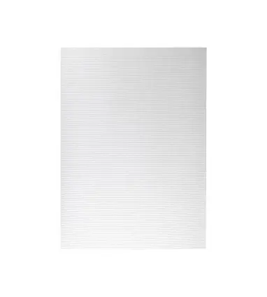 pack de 10 unidades de Cartón ondulado liderpapel 50 x 70cm 320g/m2 blanco