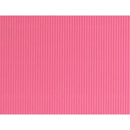 Carton ondulado liderpapel 50 x 70cm 320g/m2 rosa