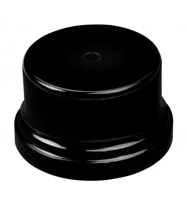 6 Peanas Redonda negra