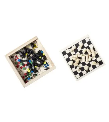SET JUEGOS PARCHESS, parchís, ajedrez y damas