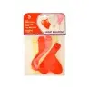 Globo 100% latex biodegradable con forma corazon bolsa de 5 unidades