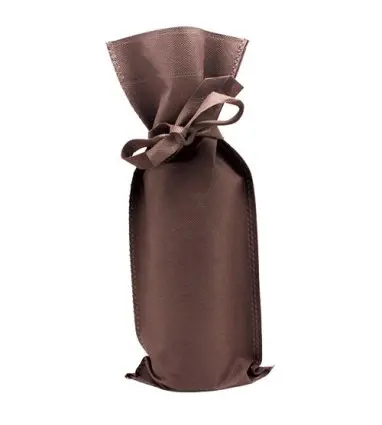 Bolsa Para Botella Vino de 15.00 X 35.00 con tira para lazo