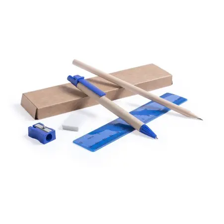 Set 5 piezasGABON (lapicero, boligrafo, regla, goma y sacapuntas) DONATI LIZANA