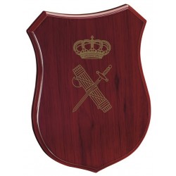 Metopa madera con forma 29,5 x 20 cm escudo Guardia Civil...