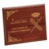 Placa Conmemorativa madera (210x165mm) Personalizable Guardia Civil grabada a laser