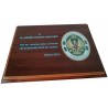 Placa Conmemorativa madera (210x165mm) Personalizable Guardia Civil de Trafico grabada a color
