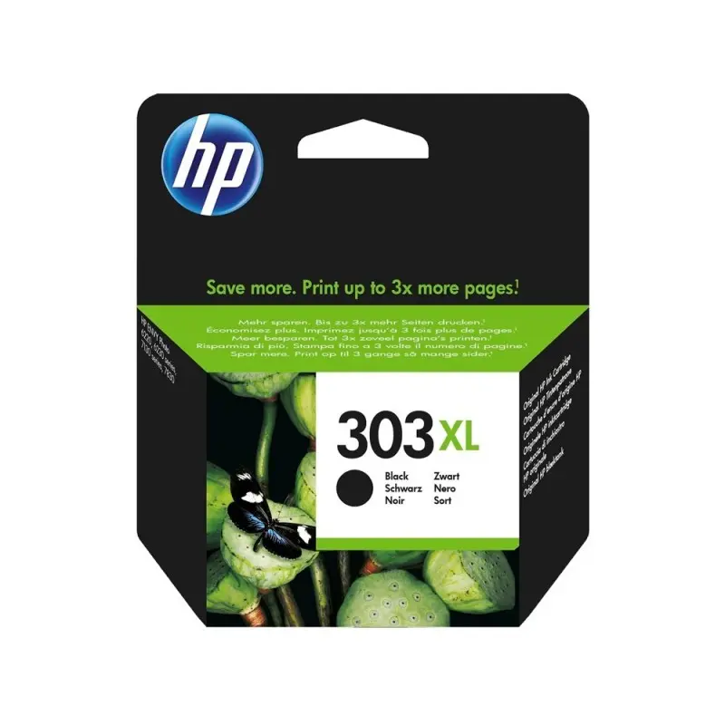 Ink-jet hp 303xl envy photo 6230 / 7130 / 7830 color negro capacidad 600 paginas