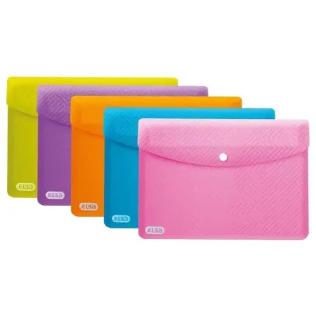 Carpeta oxford urban dossier broche polipropileno din a5 pack de 5 colores surtidos