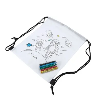 Bolsa Mochila coloreable del Espacio TURCAZ