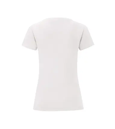 CAMISETA Fruit of the Loom MUJER BLANCA ICONIC