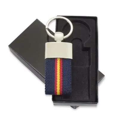 Llavero cinturon Bandera España Policia Nacional
