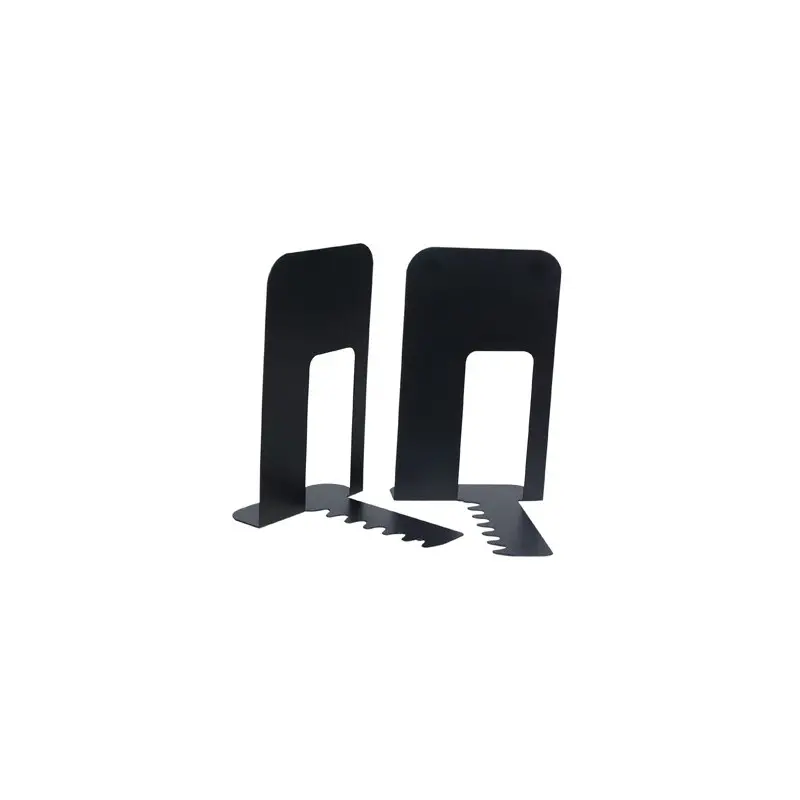 Apoyalibros metalico q-connect kf00837 negro -juego -140x178x191