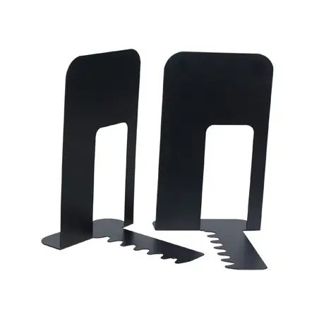 Apoyalibros metalico q-connect kf00837 negro -juego -140x178x191