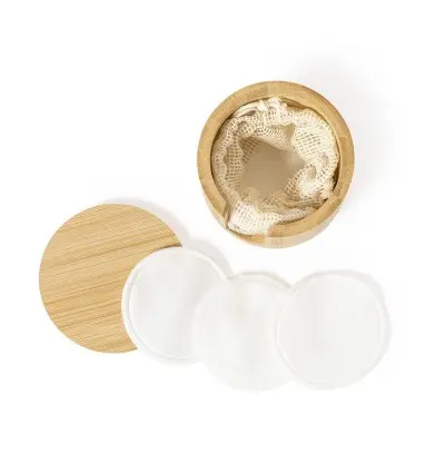 DISPENSADOR TOALLITAS DESMAQUILLANTES KIAM de Bambu