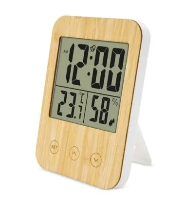 TERMOMETRO HIGROMETRO DE BAMBU "BIRMANIA"