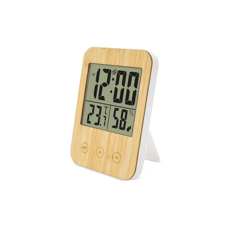 TERMOMETRO HIGROMETRO DE BAMBU "BIRMANIA"