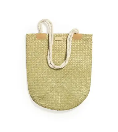 BOLSA BEDWEY de paja y Algodon