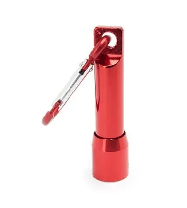 Linterna con 1 luz LED a pilas con mosquetón HALE