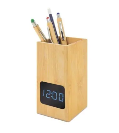 PORTALAPICERO-RELOJ "HANOI" de bambu