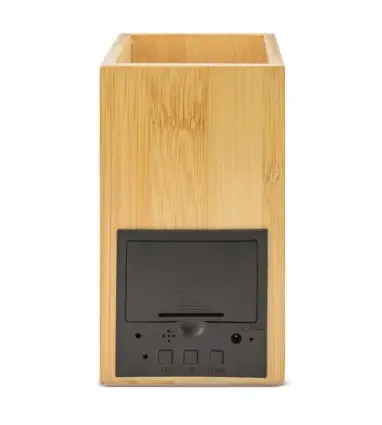 PORTALAPICERO-RELOJ "HANOI" de bambu