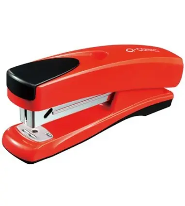 Grapadora q-connect kf02150 metalica roja -capacidad 20 hojas