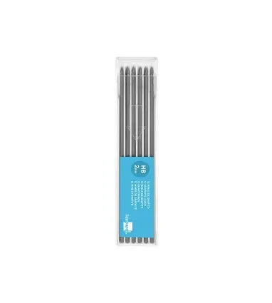 Minas liderpapel grafito de 2 mm estuche de 12 minas