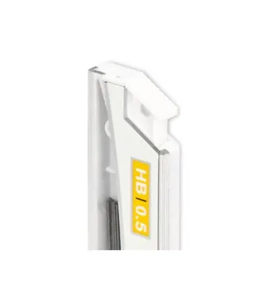 Minas liderpapel grafito 0,5 mm hb tubo de 12 minas