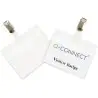 Identificador con pinza q-connect kf01560 60x90 mm con apertura superior