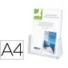 Expositor sobremesa q-connect metacrilato din a4 ref.5753