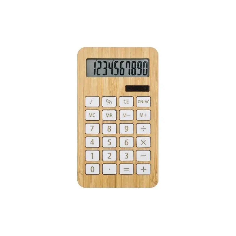 CALCULADORA BAMBÚ/FIBRA DE TRIGO "BIOMAT"