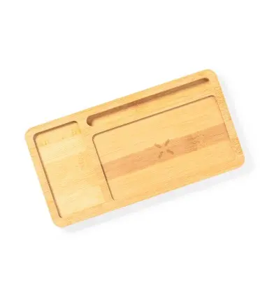 CARGADOR ORGANIZADOR GOLBAR de bambu