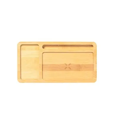 CARGADOR ORGANIZADOR GOLBAR de bambu