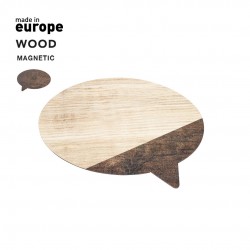 IMÁN TALIER de madera con forma de bocadillo