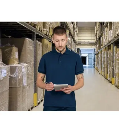 polo HAMBURGO de poliester y algodon