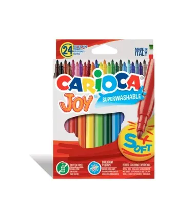 Rotulador carioca joy caja de 24 colores