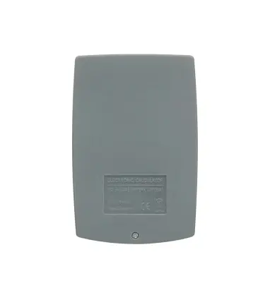 Calculadora liderpapel bolsillo xf03 8 digitos pilas color gris 99x64x9 mm