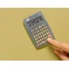 Calculadora liderpapel bolsillo xf03 8 digitos pilas color gris 99x64x9 mm