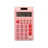 Calculadora liderpapel bolsillo xf12 8 digitos solar y pilas color rosa 115x65x8 mm