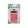 Calculadora liderpapel bolsillo xf12 8 digitos solar y pilas color rosa 115x65x8 mm