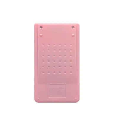 Calculadora liderpapel bolsillo xf12 8 digitos solar y pilas color rosa 115x65x8 mm