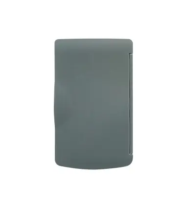 Calculadora liderpapel bolsillo xf15 10 digitos con tapa solar y pilas color gris 123x75x12 mm