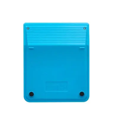 Calculadora liderpapel sobremesa xf21 10 digitos solar y pilas color azul 127x105x24 mm