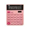 Calculadora liderpapel sobremesa xf23 10 digitos solar y pilas color rosa 127x105x24 mm